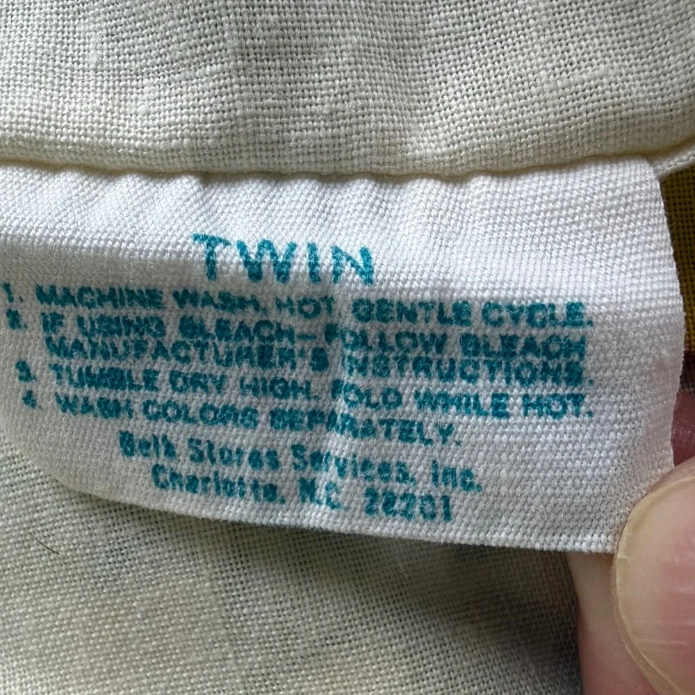 Vintage Statepride Yellow Rose Floral Muslin Twin Sheet 70s Fortrel Cotton Belk